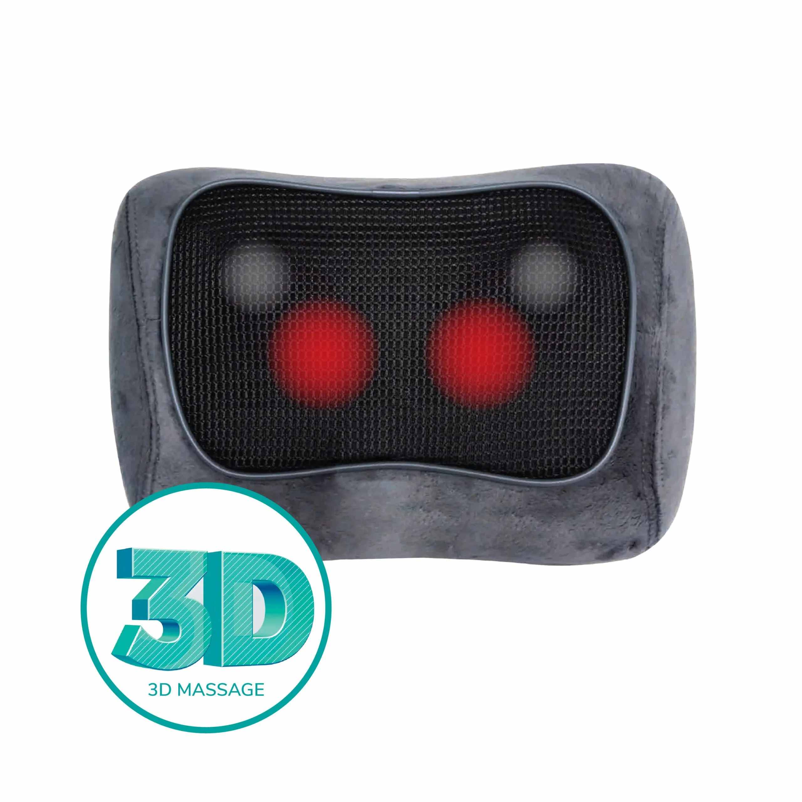 כרית עיסוי שיאצו מקצועית עם שלט 3D  MC-9880 מבית Medics-Care