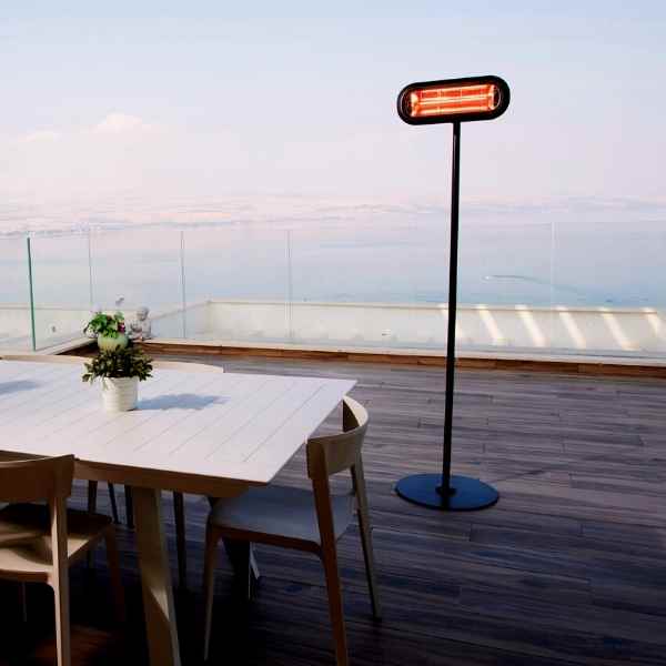 מקרן חום אינפרא RIO low glare 2000W צבע שחור COLDER