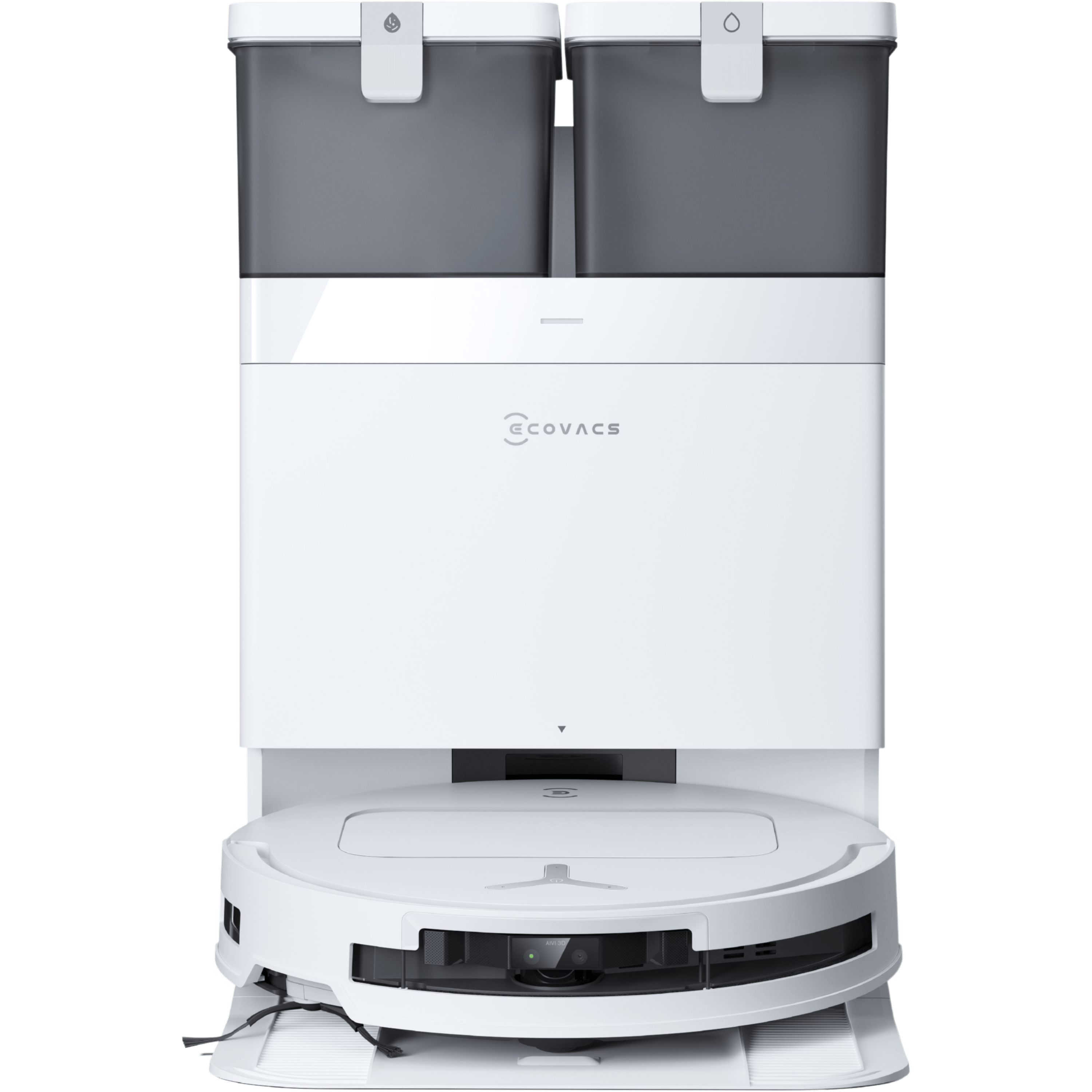 שואב אבק רובוטי חכם Ecovacs T50 Pro Omni - צבע לבן שנתיים אחריות ע
