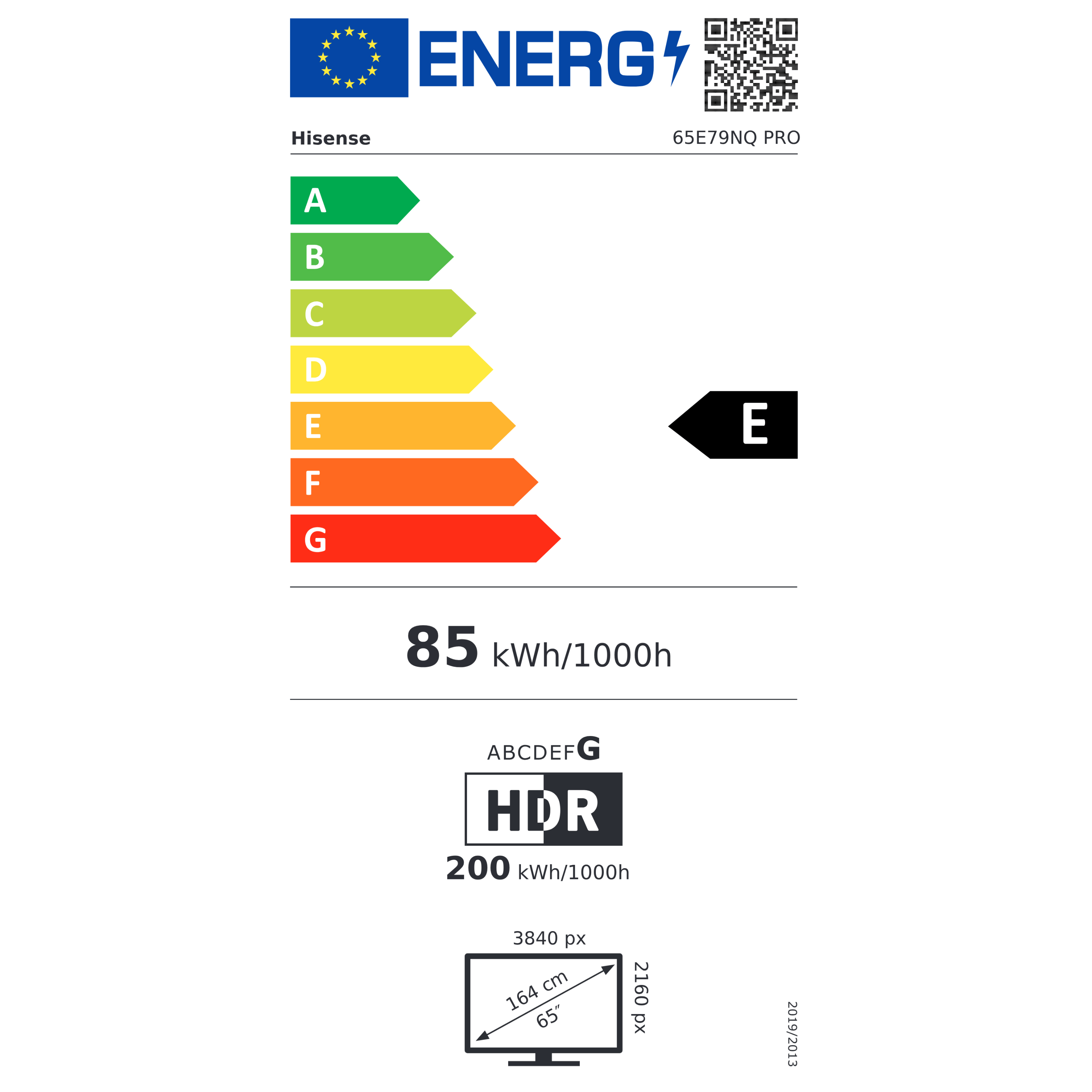 טלוויזיה חכמה Hisense 65