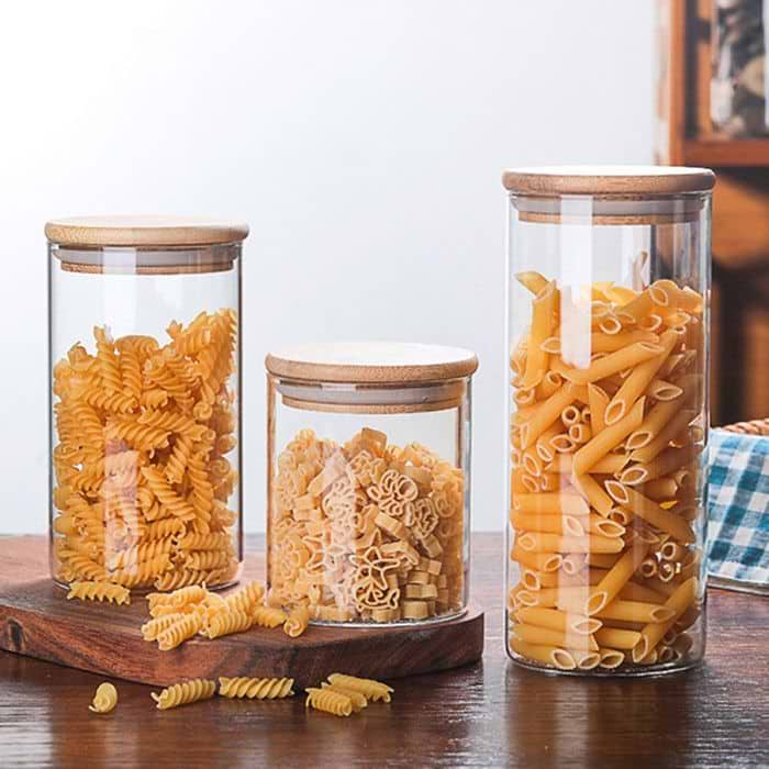 סט 6 צנצנת זכוכית 450 מ''ל Home Set