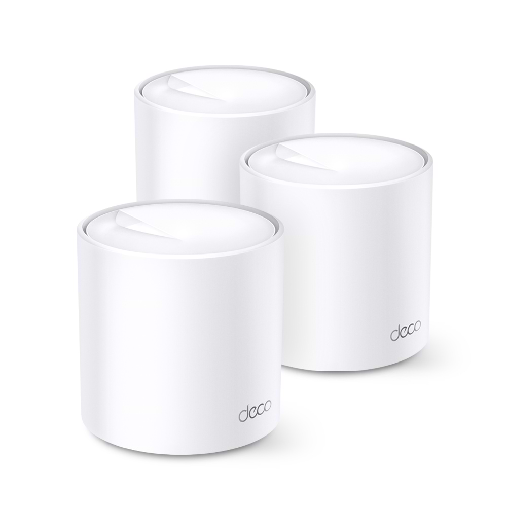  ראוטר אלחוטי 3 יחידות TP-Link Deco X20 AX1800 Whole Home Mesh Wi-Fi System - צבע לבן שלוש שנות אחריות ע