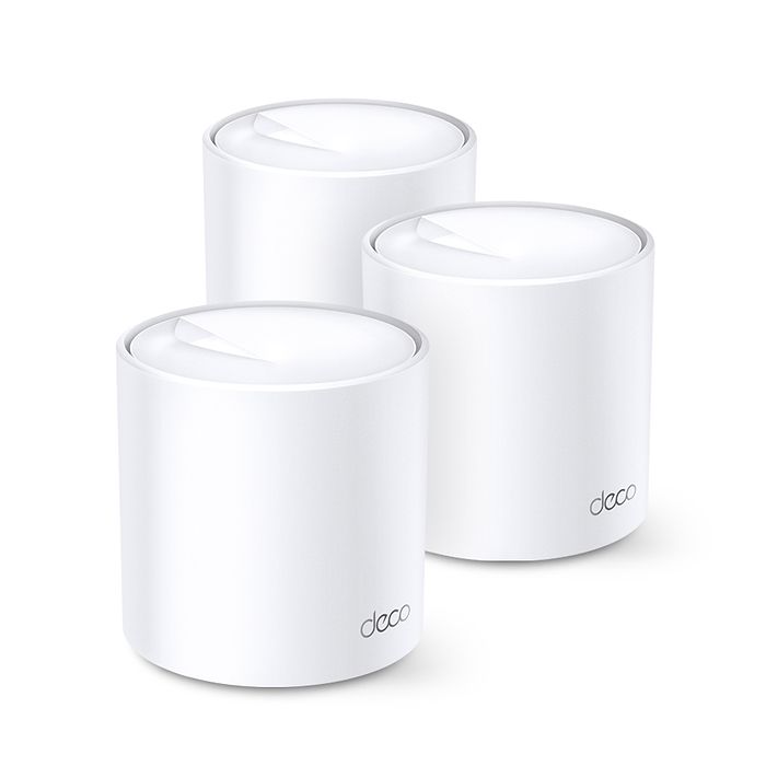  ראוטר אלחוטי 3 יחידות TP-Link Deco X20 AX1800 Whole Home Mesh Wi-Fi System - צבע לבן שלוש שנות אחריות עי היבואן הרשמי 