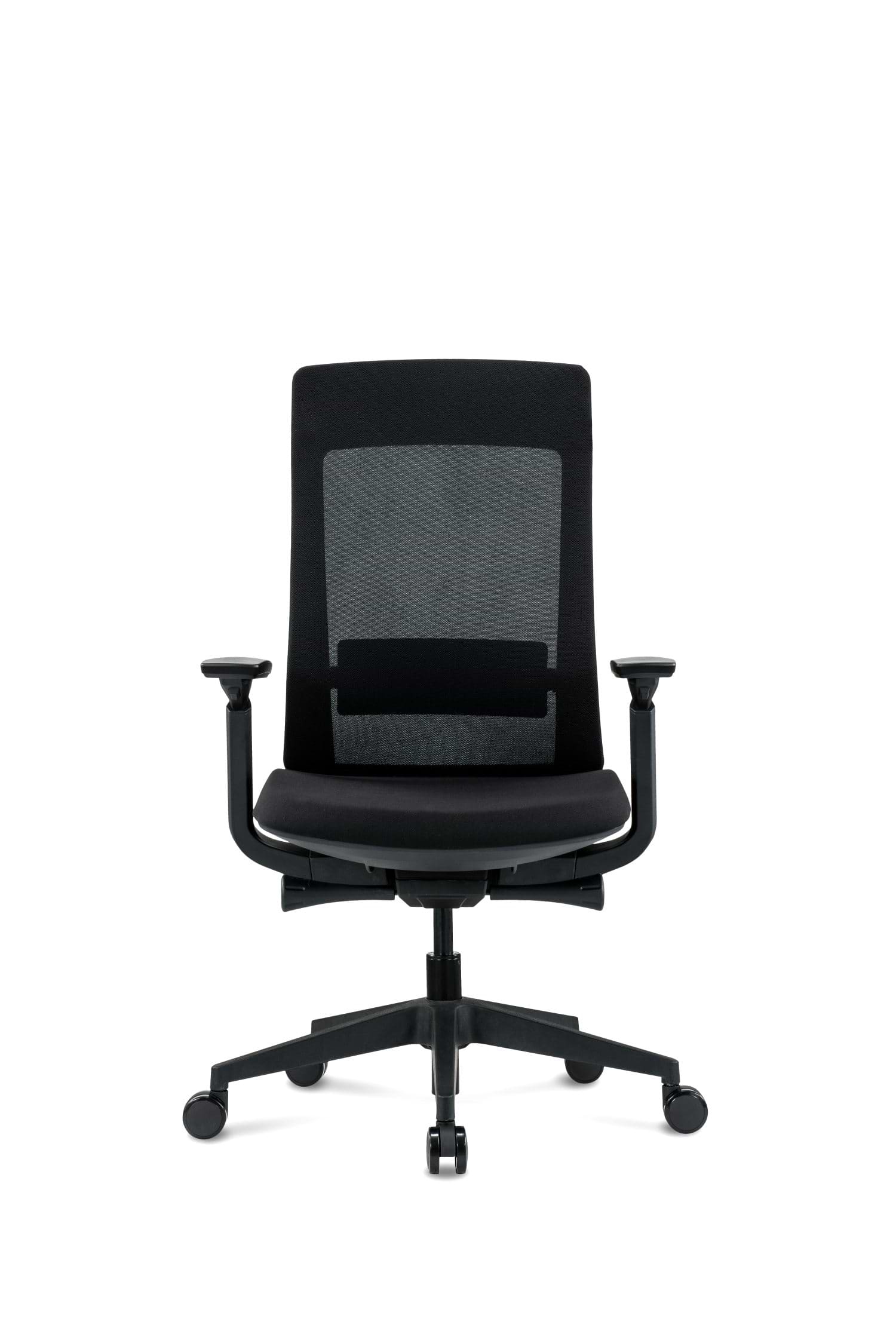 כיסא ארגונומי רב תכליתי לישיבה ממושכת דגם אלביט צבע שחור SitPlus
