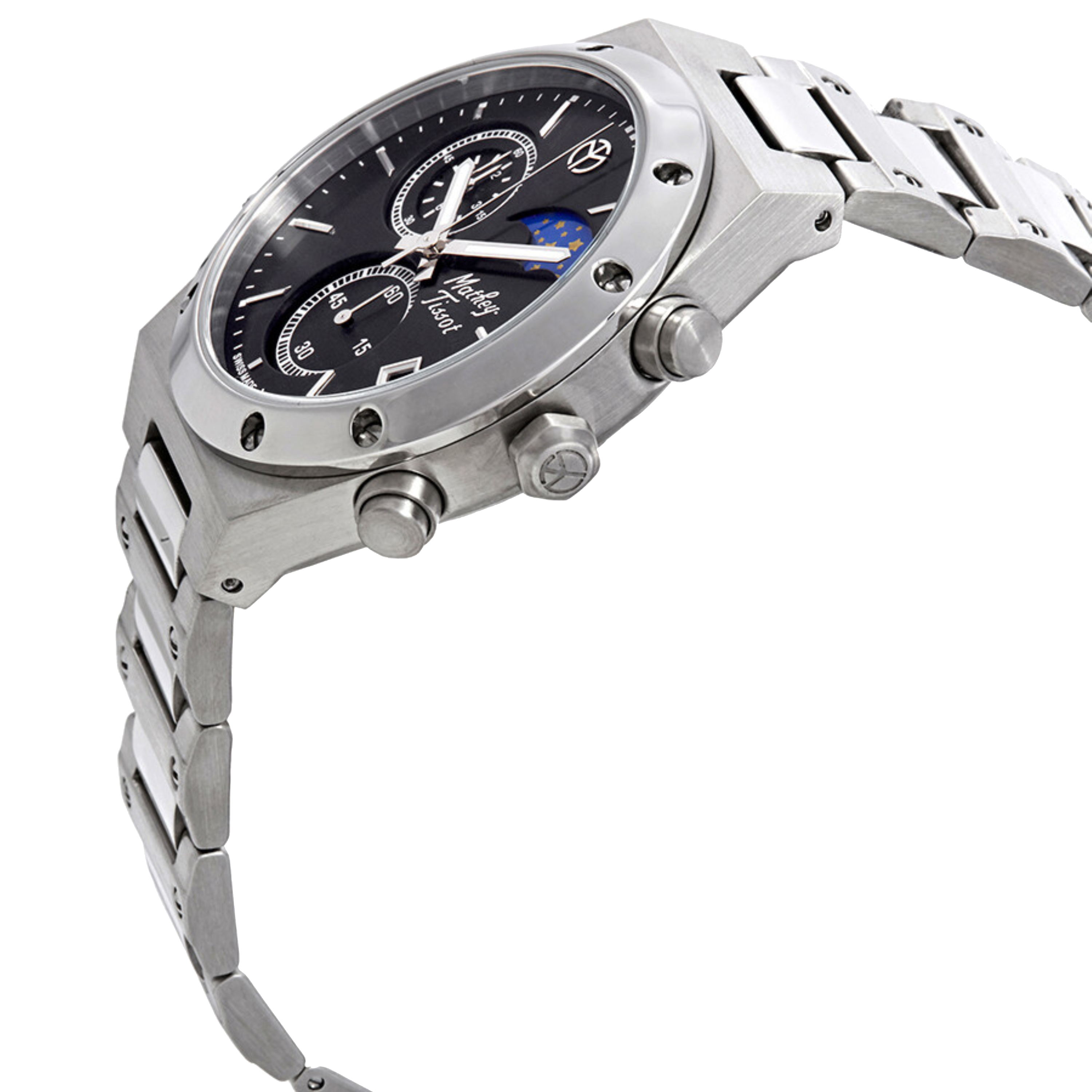 שעון יד לגבר Mathey Tissot H680CHAN 42mm צבע כסף/שחור - אחריות לשנתיים
