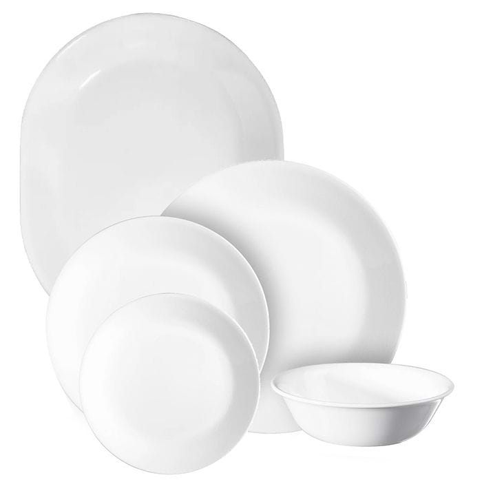 סט צלחות קורל 49 חלקים ל-12 סועדים Corelle Winter Frost