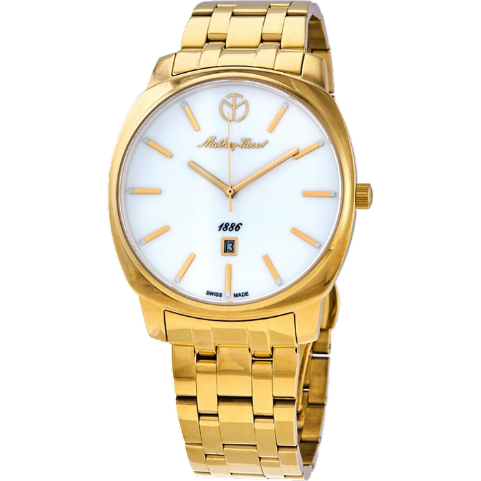 שעון יד לגבר Mathey Tissot H6940MPI 42mm צבע זהב/זכוכית ספיר - אחריות לשנה עי היבואן