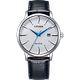 שעון יד לגבר מנגנון אקו דרייב Citizen BM7461-18A 40mm - צבע כסף/עור שחור אחריות לשנתיים