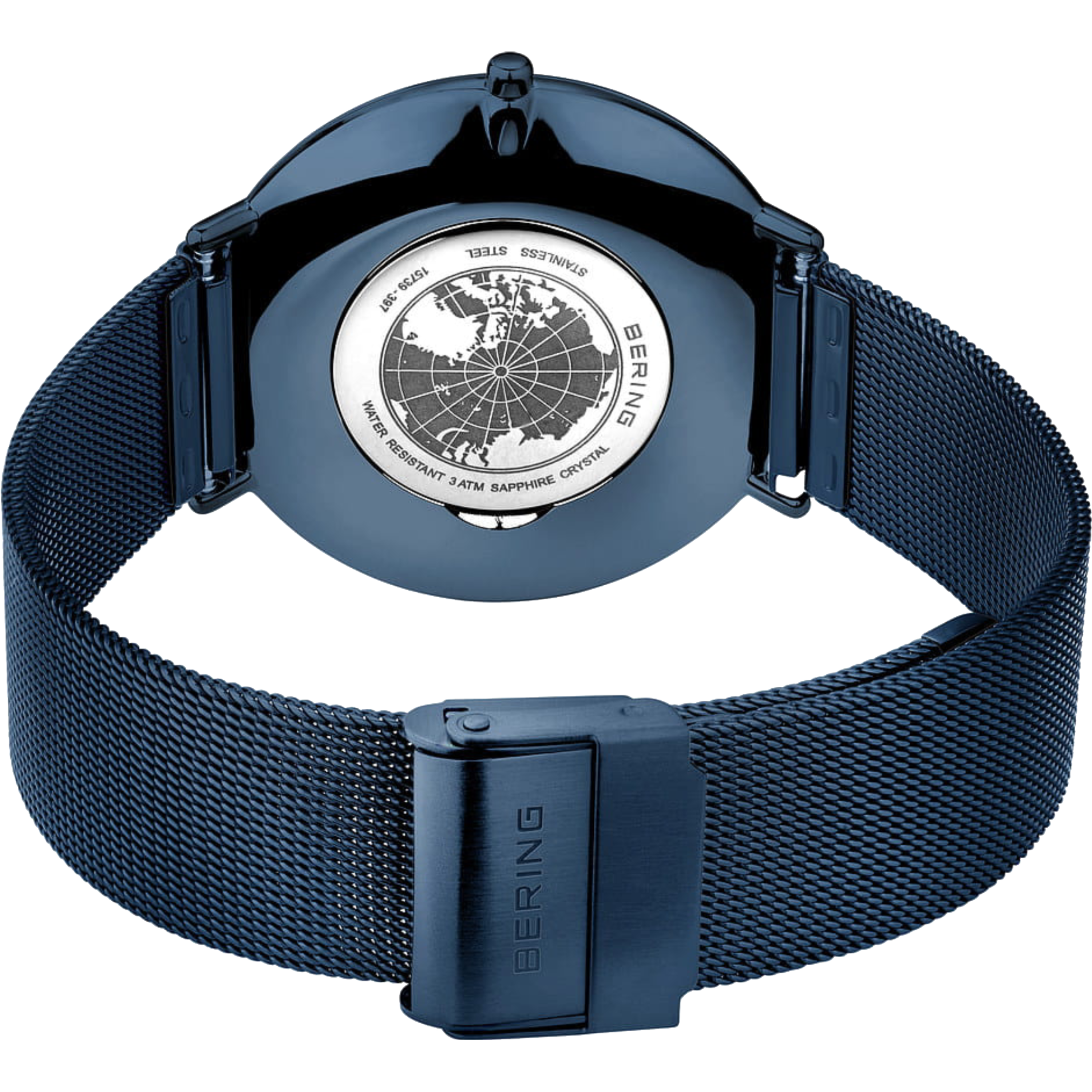 שעון יד יוניסקס Bering 15739-397 39mm צבע כחול - אחריות לשנתיים