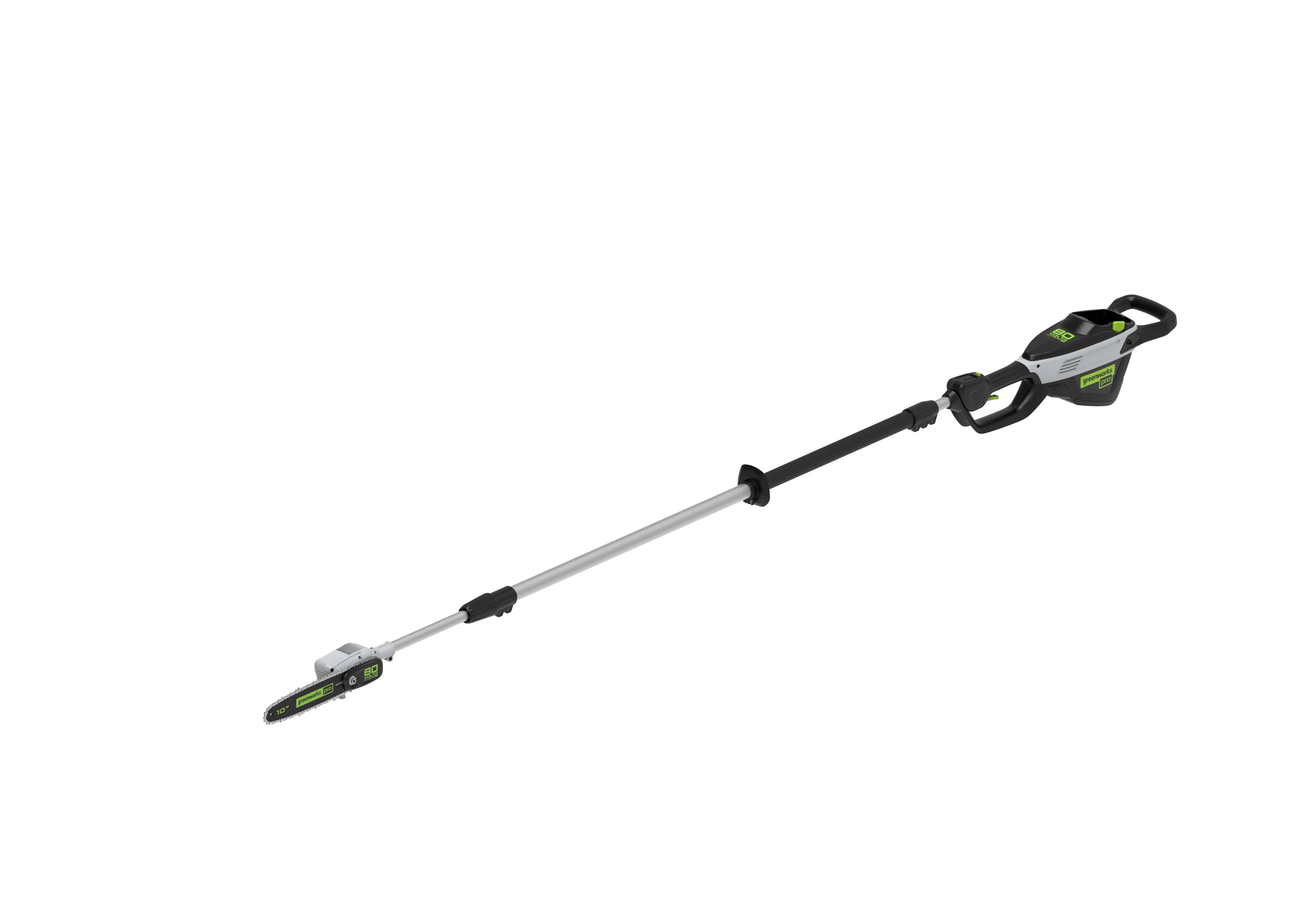 מסור גבהים מוט טלסקופי 3.9 מ' 80V PRO – גוף בלבד Greenworks