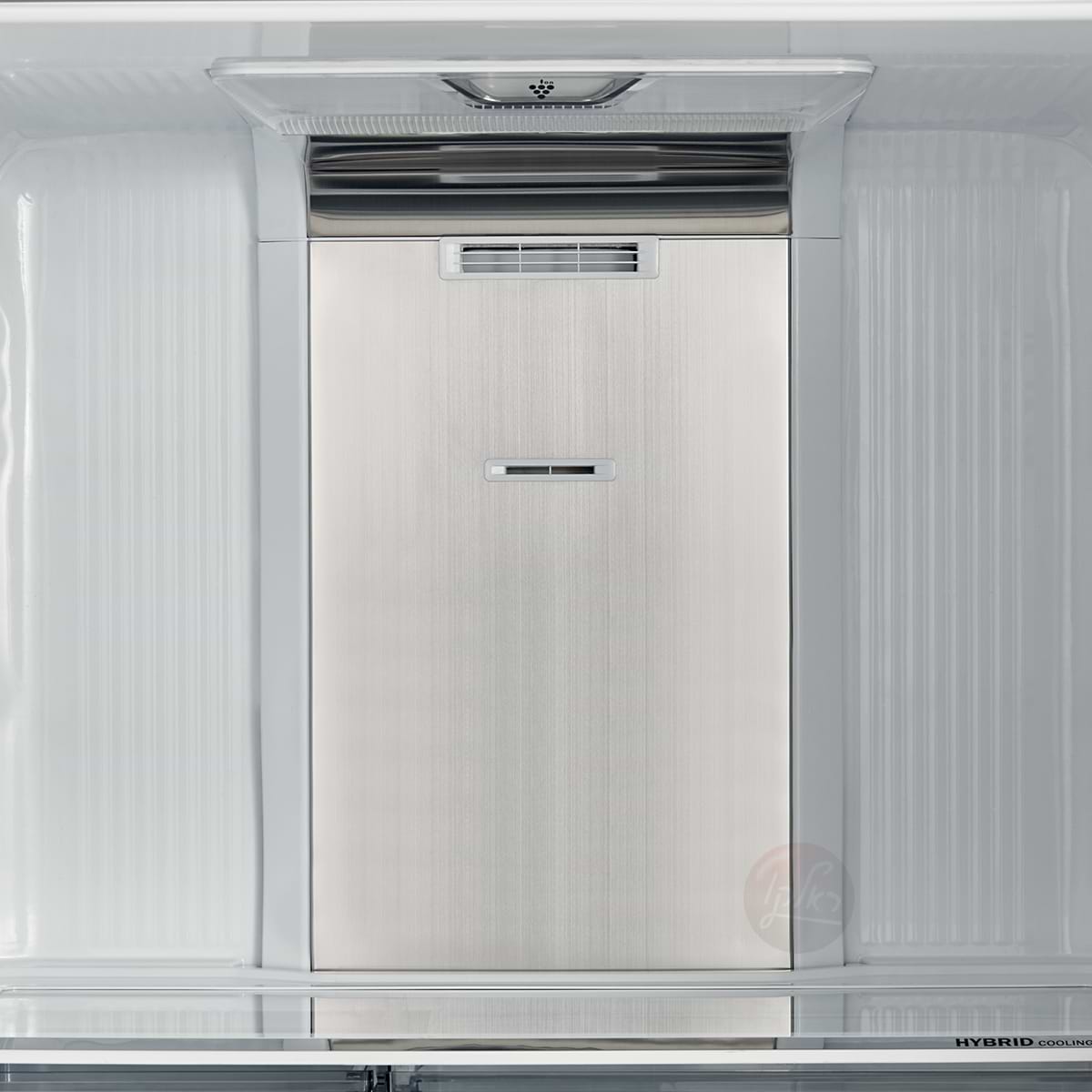 מקרר 5 דלתות מקפיא תחתון 661 ליטר נטו Sharp SJ-R9732 עם התקן שבת מובנה - גימור זכוכית לבנה אחריות ע