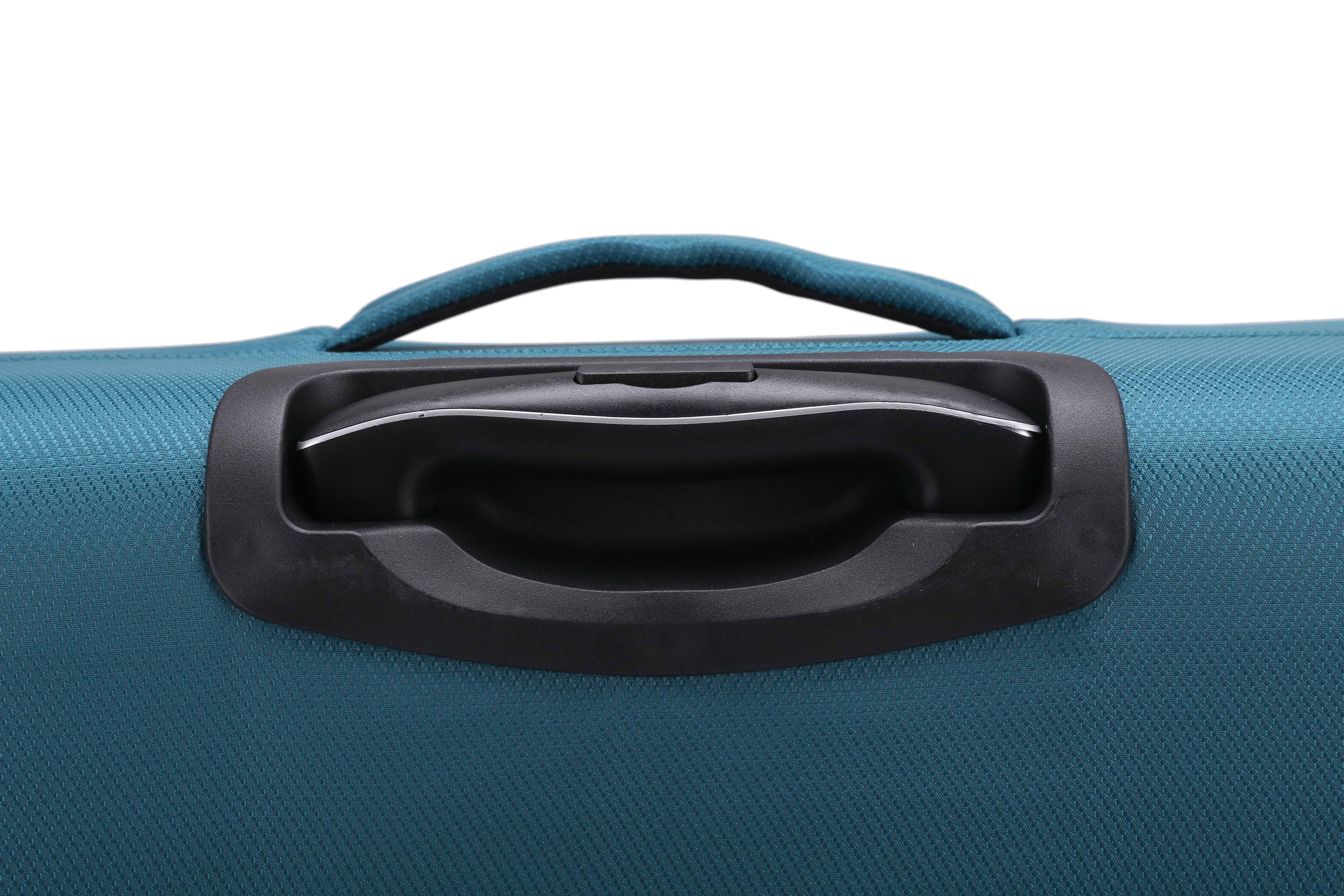 סט מזוודות בד 3 יחידות מידות 28|24|20 נפח מוגדל דגם Castlegate צבע טורקיז Swiss Voyager