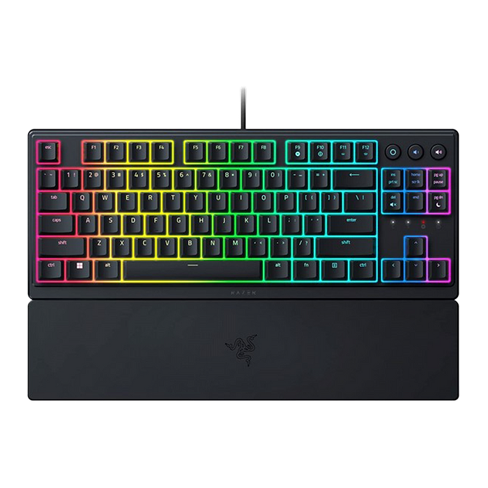 מקלדת חוטית Razer Ornata V3 Tenkeyless - צבע שחור שנתיים אחריות יבואן רשמי 