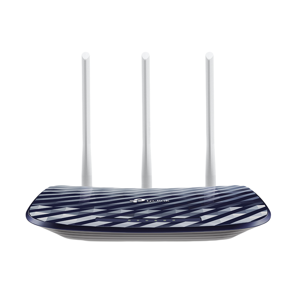 ראוטר TP-Link Archer C20 AC1 750MBPS - בצבע שחור שלוש שנות אחריות ע