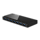 מפצל TP-Link UH720 USB 3.0 7-Port Hub - צבע שחור שלוש שנות אחריות ע"י היבואן הרשמי 