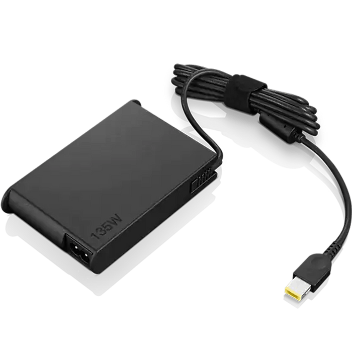 מטען למחשב נייד Lenovo 135W AC Adapter (IL) - צבע שחור שנה אחריות עי יבואן הרשמי