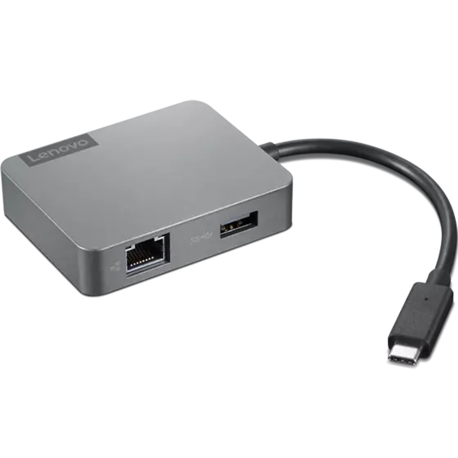 מתאם Lenovo USB-C Travel Hub Gen.2 - צבע אפור שנה אחריות ע