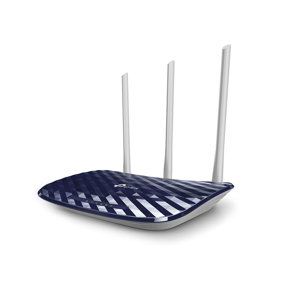 ראוטר TP-Link Archer C20 AC1 750MBPS - בצבע שחור שלוש שנות אחריות ע
