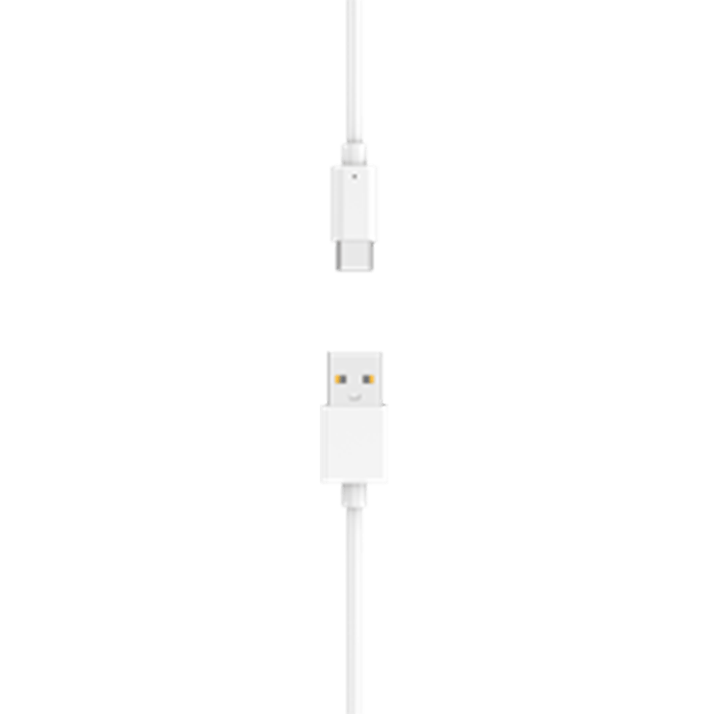 כבל טעינה Mower USB A to USB-C באורך 3 מטר - צבע לבן