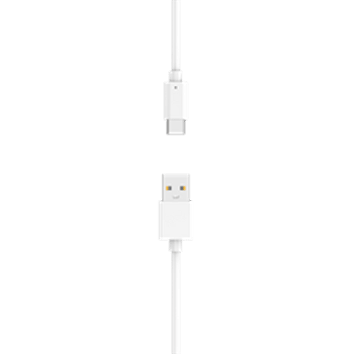 כבל טעינה Mower USB A to USB-C באורך 3 מטר - צבע לבן