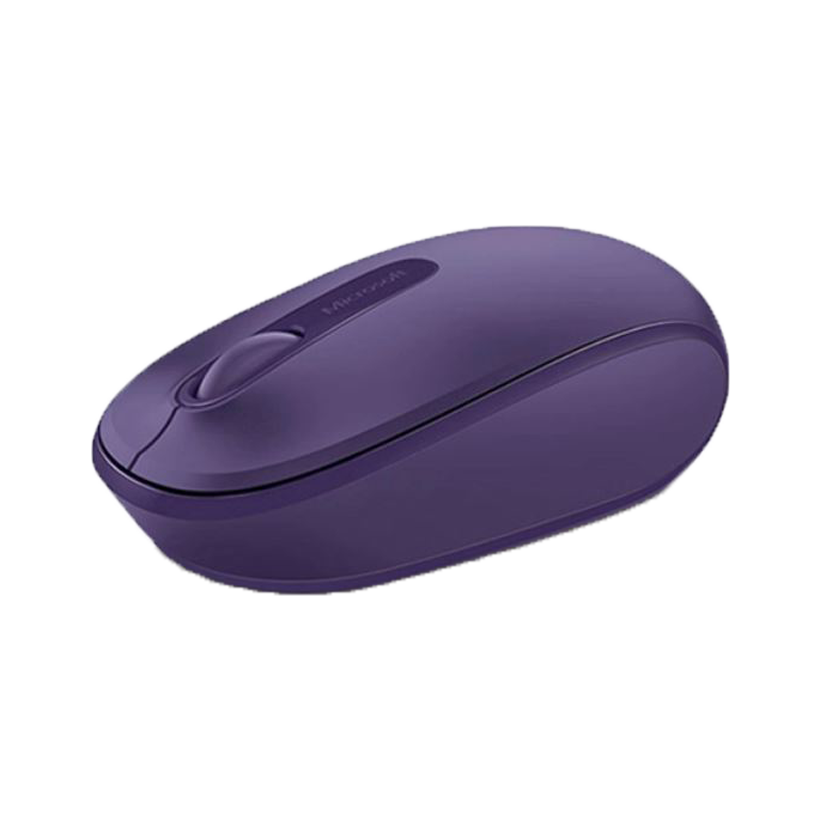 עכבר אלחוטי Microsoft 1850 - צבע סגול שלוש שנות אחריות ע