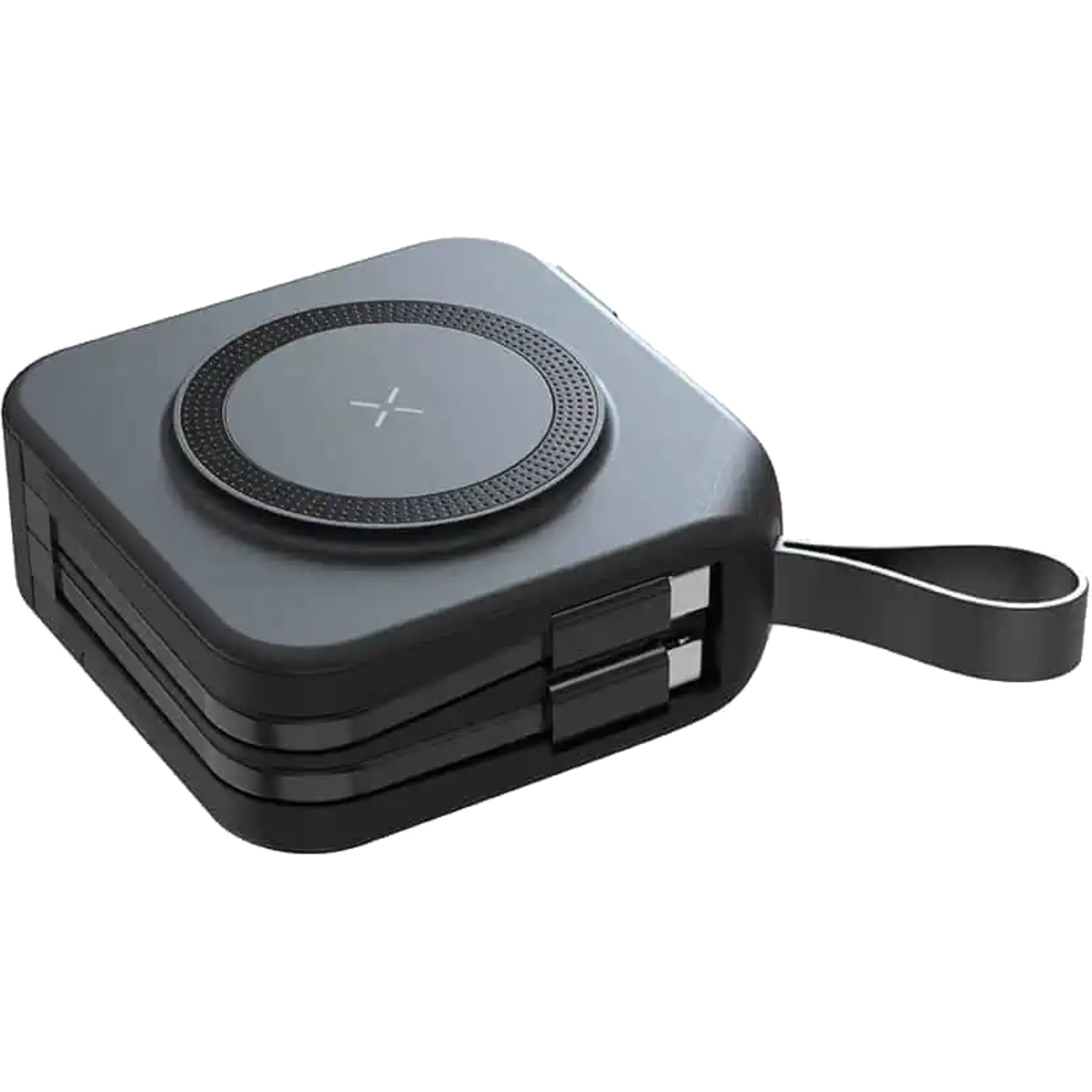 מטען אלחוטי מקצועי חמש באחד ECO-Universal B PD 10000mAh - צבע שחור