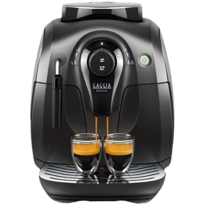 מכונת קפה אוטמטית Gaggia Besana BK RI8180/01 - צבע שחור שנתיים אחריות עי היבואן הרשמי