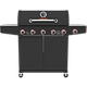 גריל גז 5 מבערים Black Torch + כירת צד Amgazit