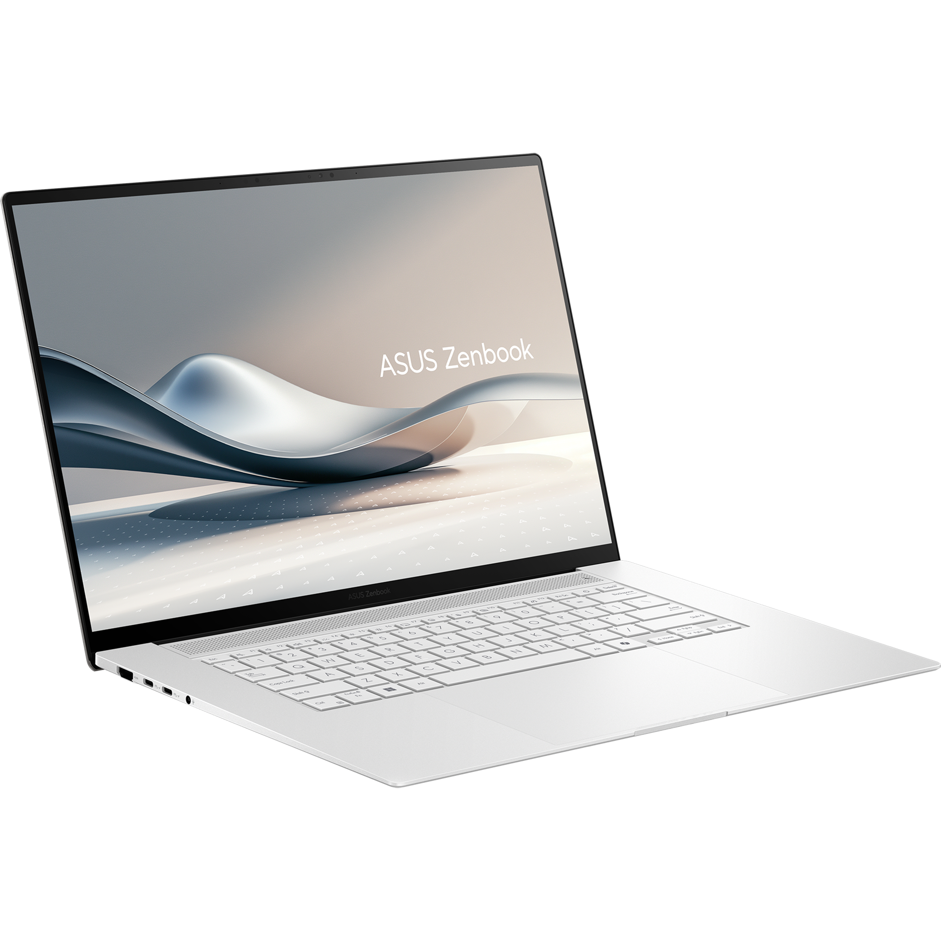 מחשב נייד עם מסך מגע Asus Zenbook S 16 UM5606WA-RJ244W - Ryzen AI 9 365 1TB SSD 24GB RAM Windows 11 - צבע לבן שלוש שנות אחריות ע