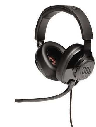אוזניות גיימינג JBL Quantum 200 - צבע שחור שנה אחריות ע