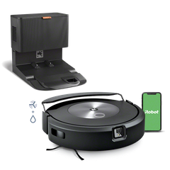 שואב אבק שוטף רובוטי + תחנת ריקון אוטומטית +iRobot Roomba Combo J7