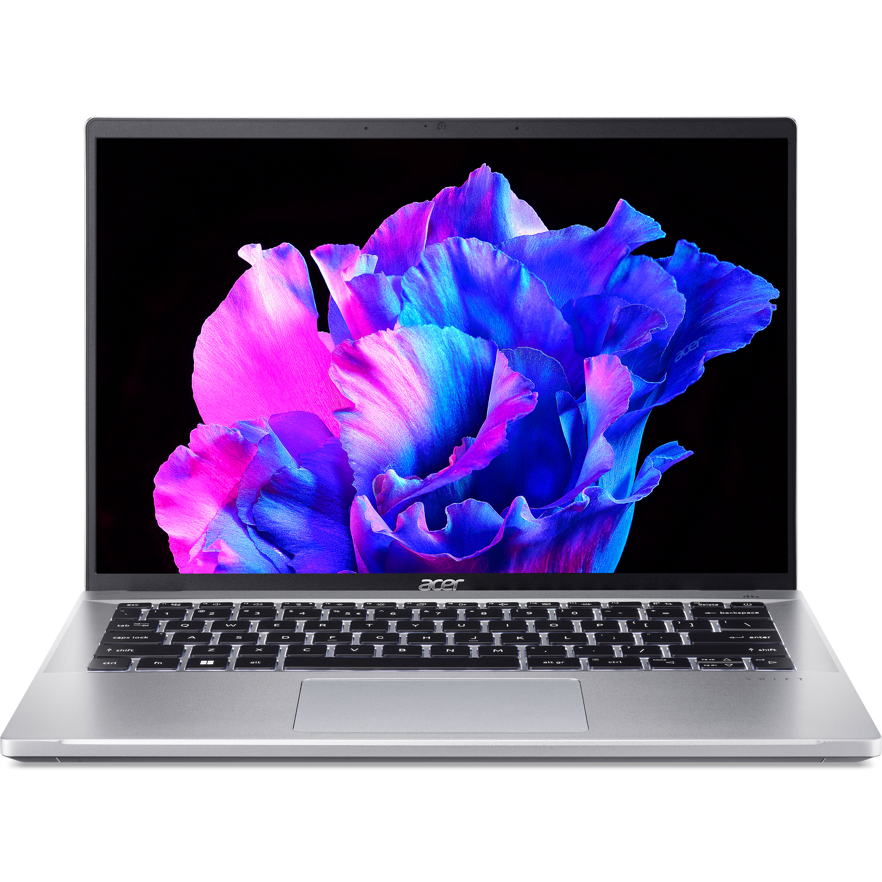 מחשב נייד עם מסך מגע Acer Swift Go SFG14-71T NX.KF5EC.002 - Core i7-13700H 1TB SSD 16GB RAM Windows 11 - צבע כסוף שלוש שנות אחריות ע