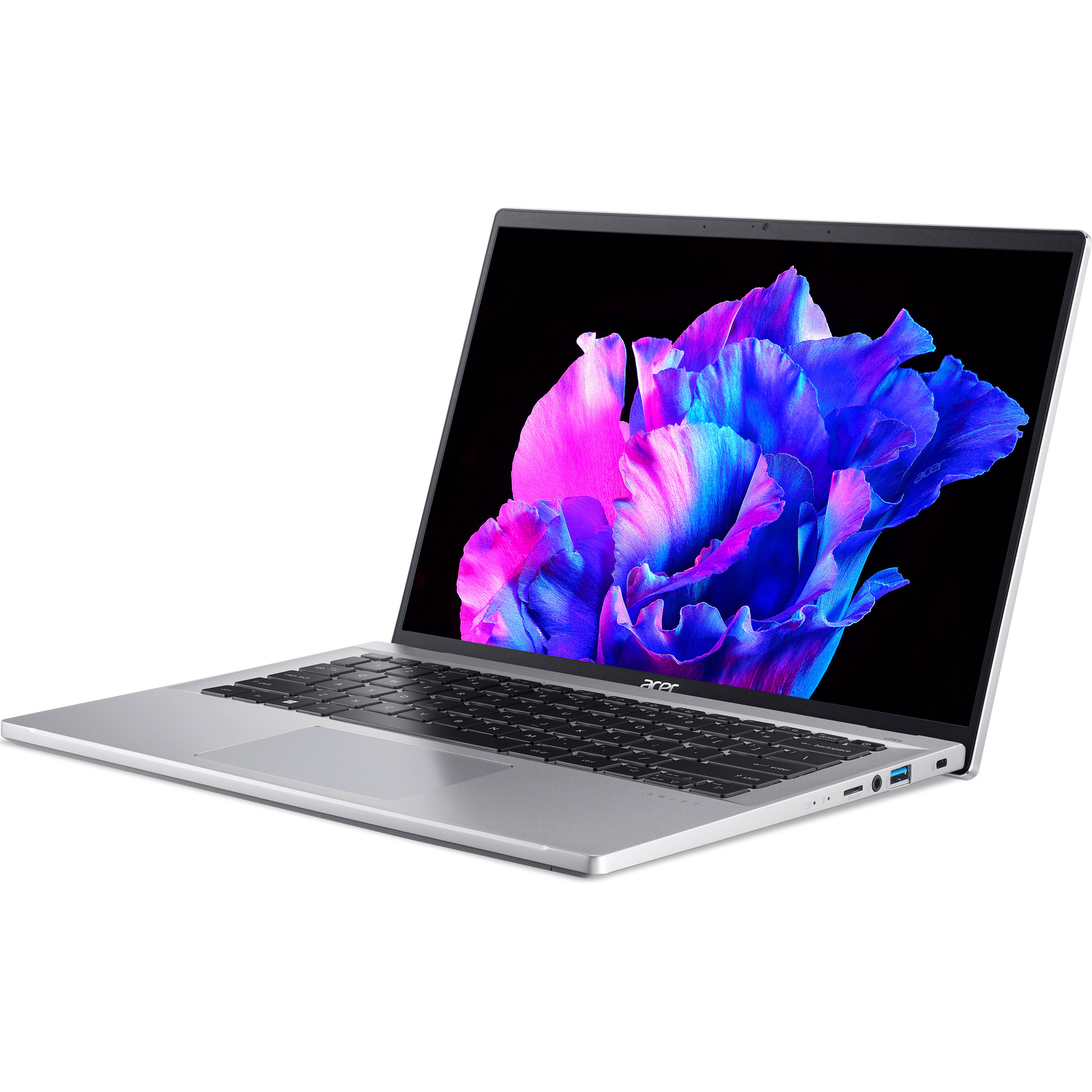 מחשב נייד עם מסך מגע Acer Swift Go SFG14-71T NX.KF5EC.002 - Core i7-13700H 1TB SSD 16GB RAM Windows 11 - צבע כסוף שלוש שנות אחריות ע