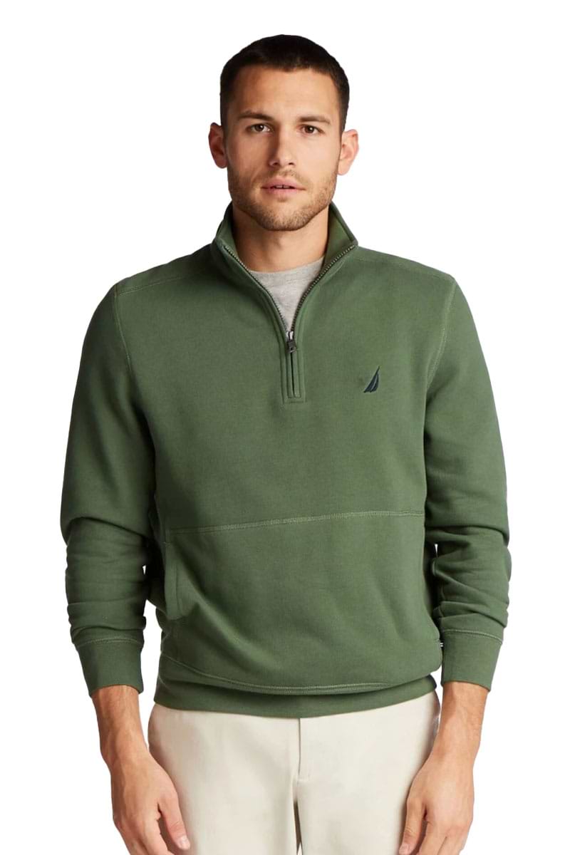 סווטשירט Nautica  לגברים דגם 1/4 Zip Fleece