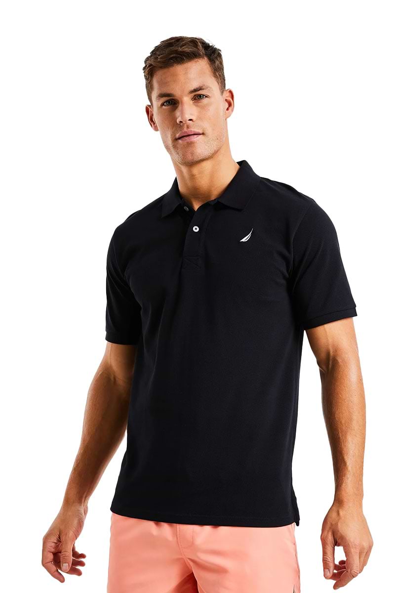 חולצת פולו Nautica לגברים גזרת Classic Fit