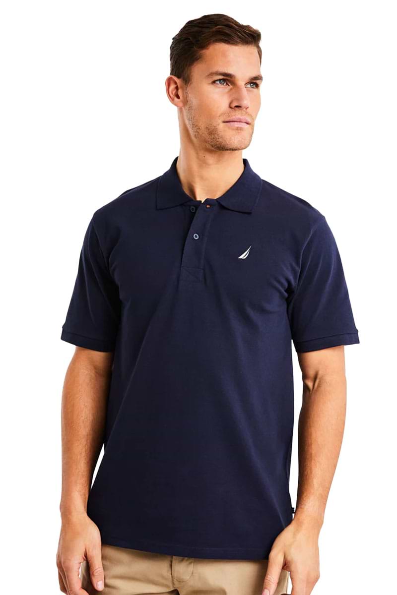 חולצת פולו Nautica לגברים גזרת Classic Fit