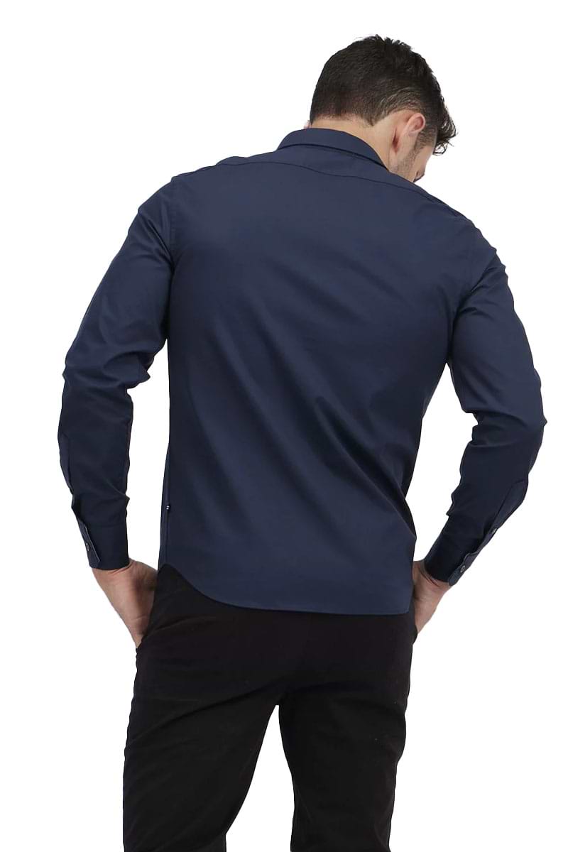 חולצה מכופתרת Nautica לגברים גזרת Tailored Fit