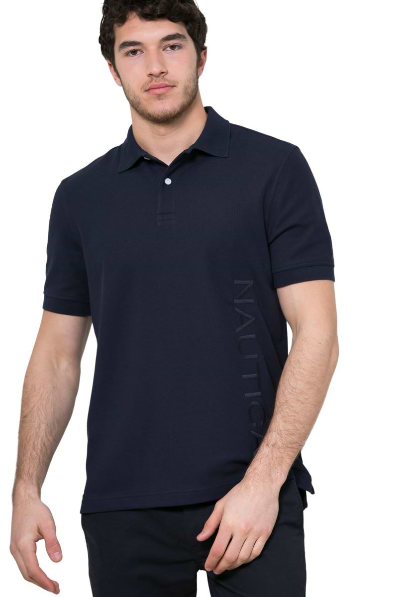חולצת פולו Nautica לגברים דגם Classic Fit