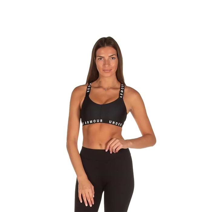 חזיית ספורט Under Armour לנשים דגם Wordmark Strappy