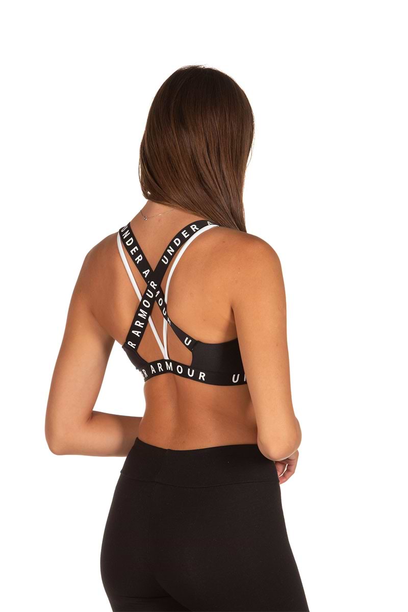 חזיית ספורט Under Armour לנשים דגם Wordmark Strappy