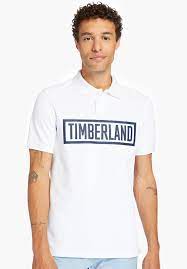 חולצת פולו Timberland לגבר MINK BROOK LINEAR LOGO