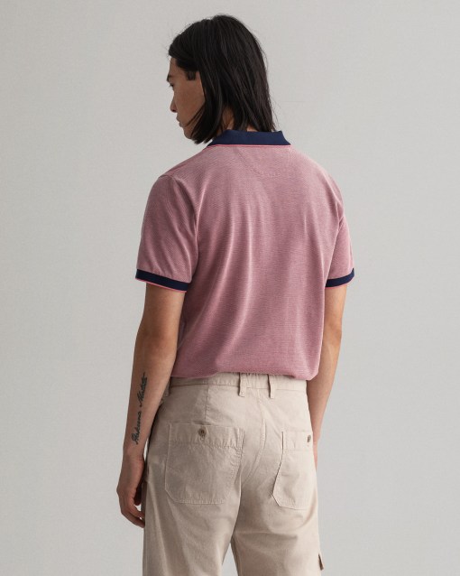 חולצת פולו Gant לגברים דגם Oxford Pique SS Rugger