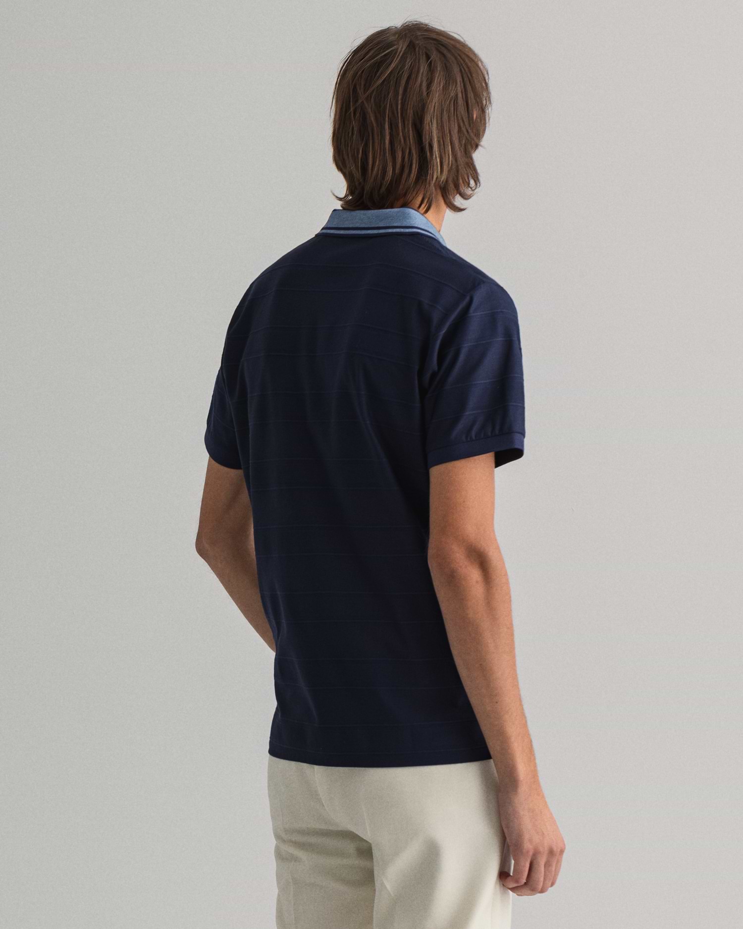 חולצת פולו Gant לגברים דגם Mercerized Jersey SS Rugger