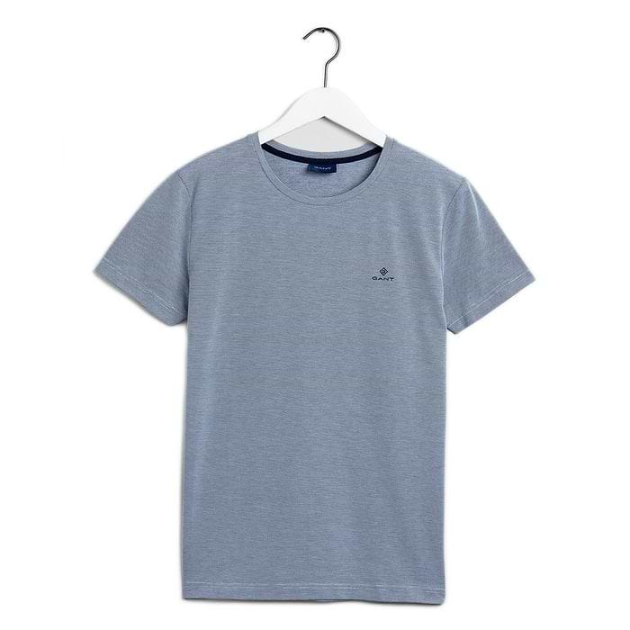 חולצת טי שרט Gant לגברים דגם Col Oxford Slim SS