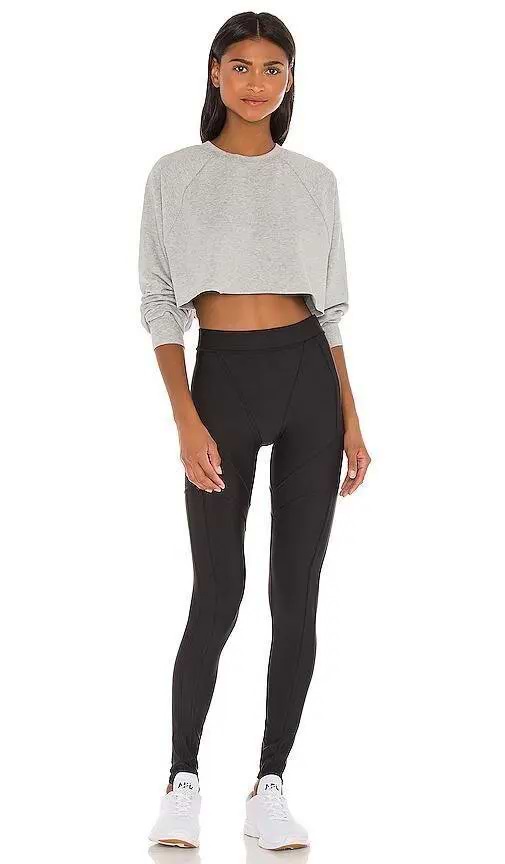 טי שירט Alo Yoga לנשים דגם Double Take Pullover
