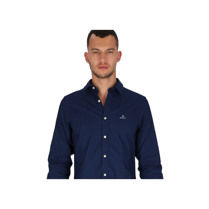 חולצה מכופתרת Gant לגברים דגם Slim Ind Oxf Stretch Twn