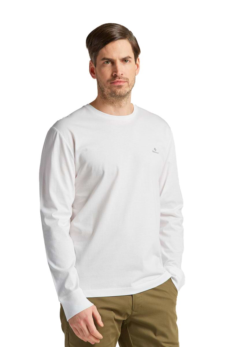 טי שירט שרוול ארוך Gant  לגברים גזרת Slim Fit