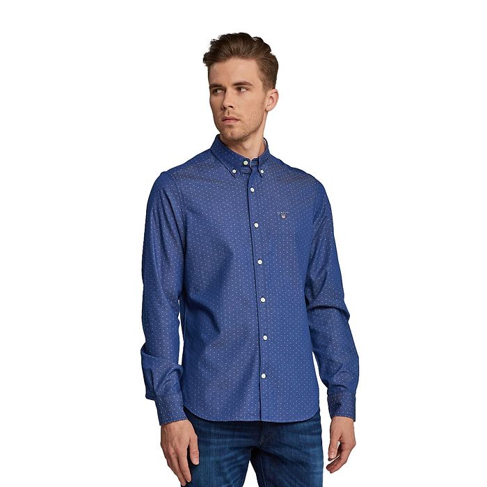 חולצה מכופתרת Gant לגברים גזרת Slim Fit