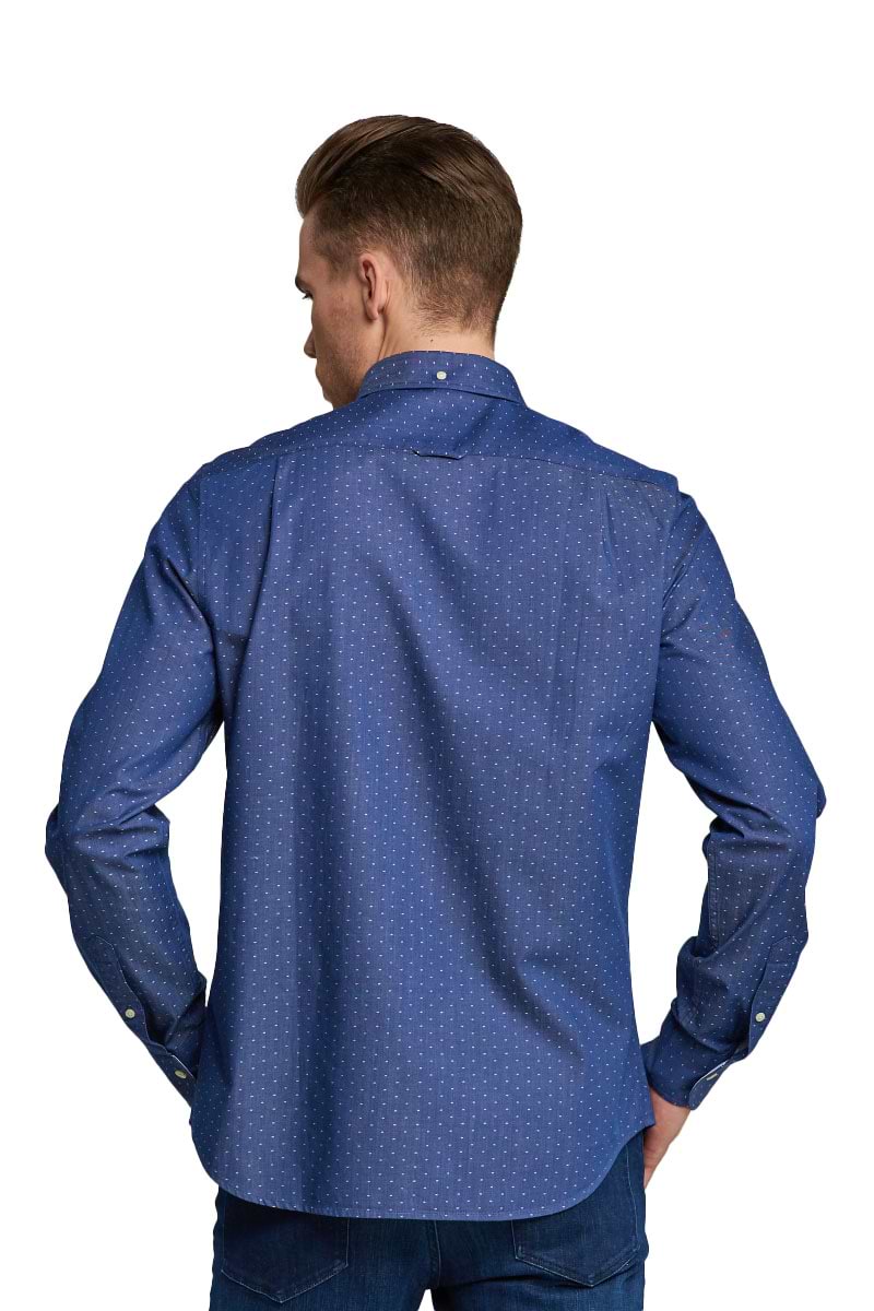 חולצה מכופתרת Gant לגברים גזרת Slim Fit