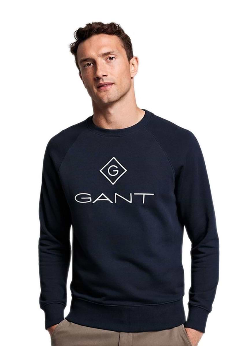 סווטשרט Gant לגברים דגם Logo Crew